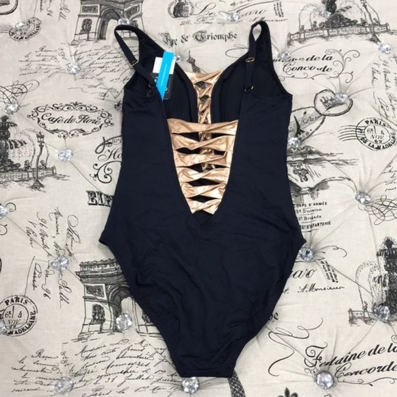 Bleu by Rod Beattie Twisted-Front 1-Piece Swimsuit - Picture 6 of 6